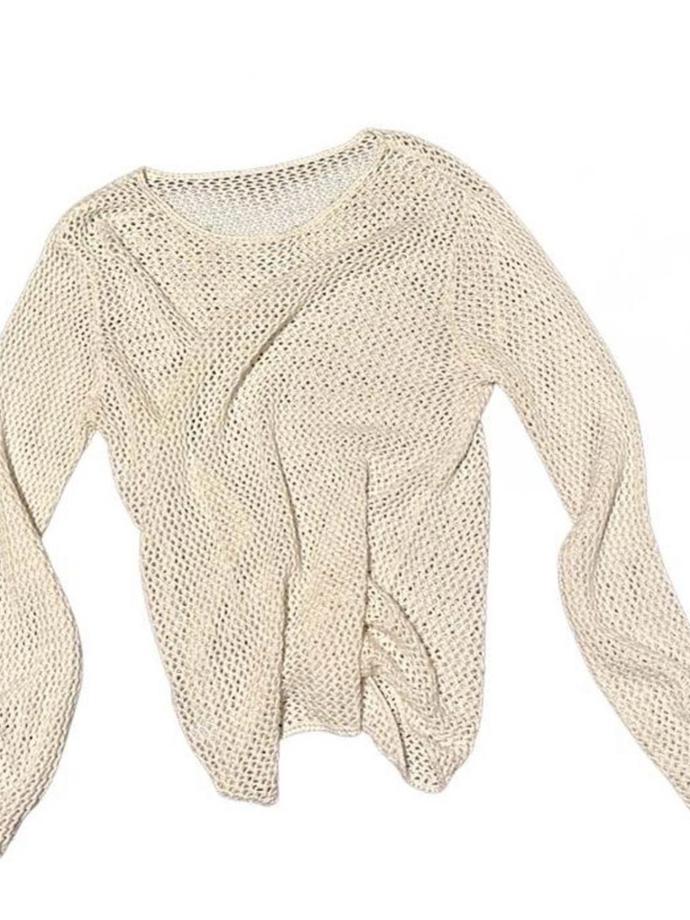 Vintage Open-Knit Women's Sweater